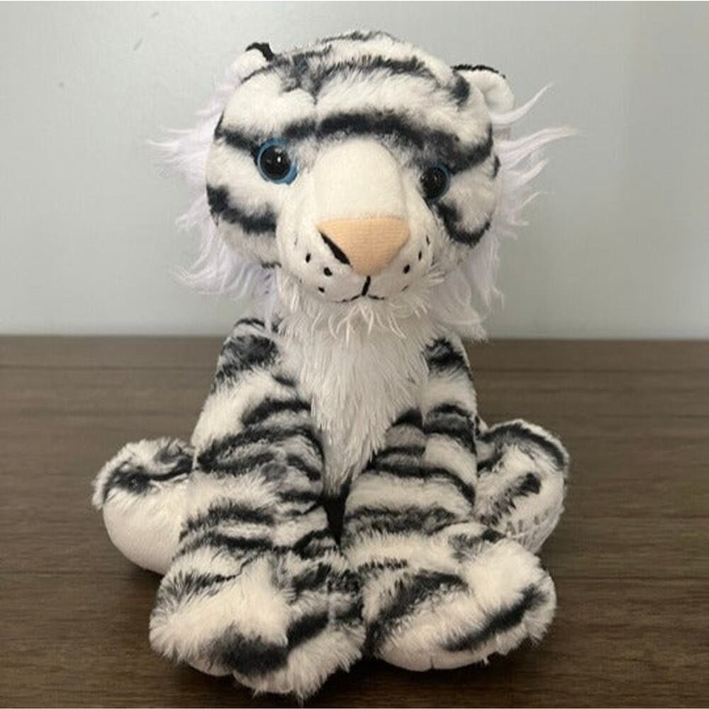 The Petting Zoo White Tiger Alabama Gulf Coast Zoo Plush Recycled Stuffed Animal